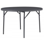 4ft Round Poly Folding Table
