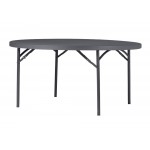 5ft Round Poly Folding Table