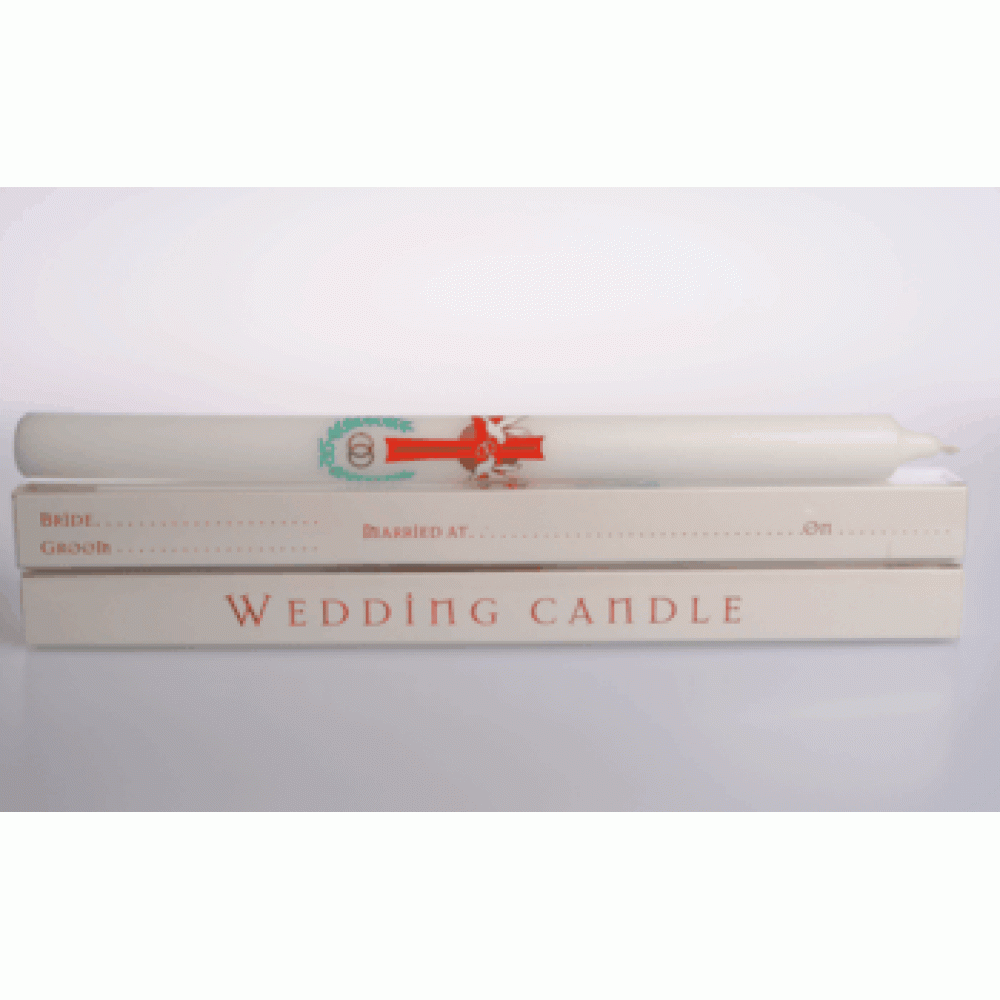 12 x 7/8 Wedding Candle - Boxed - Pack of 20