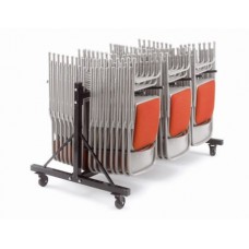 Folding Chair 3 Row Low Hanging Trolley