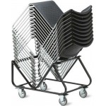 Public Upholstered Stacking Chair