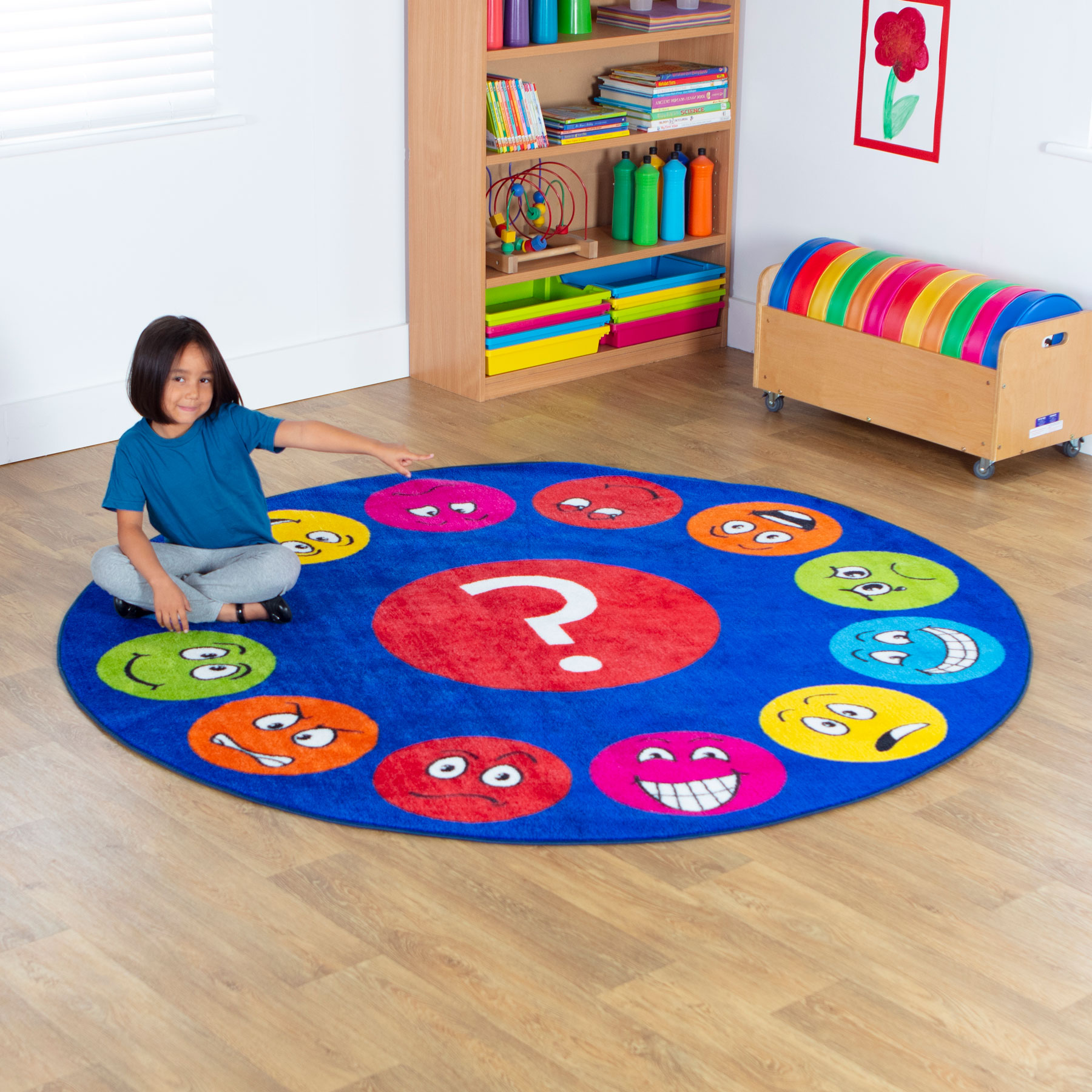 Emotions™ Faces Circular Carpet Furniture for Churches & Communities