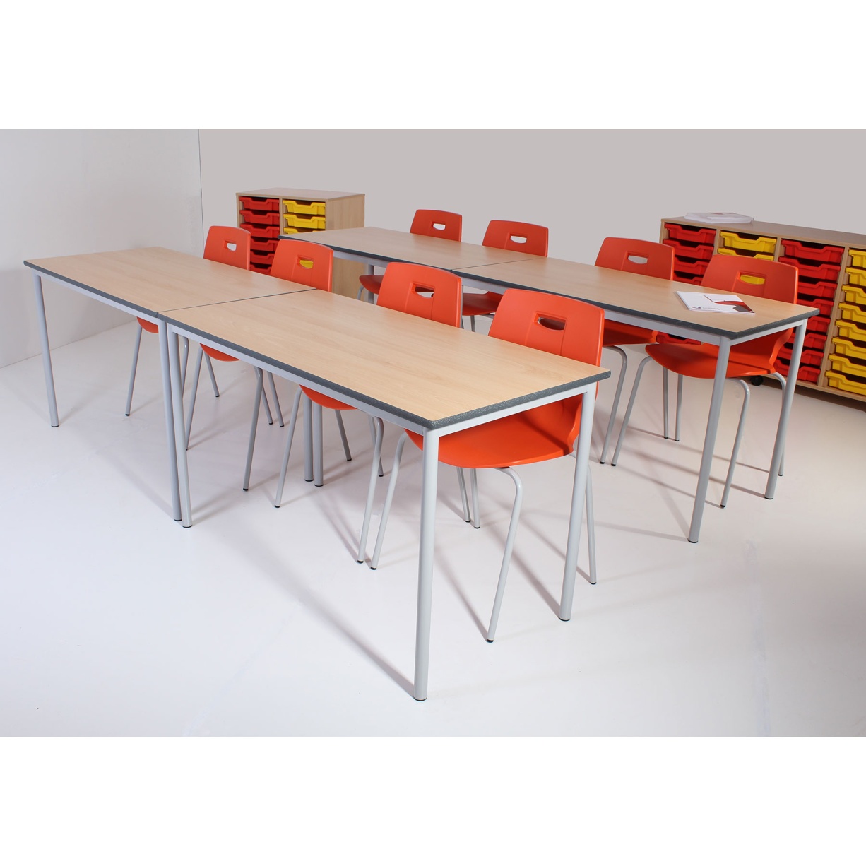 Advanced Premium Round Leg Rectangular Table Furniture for Churches ...