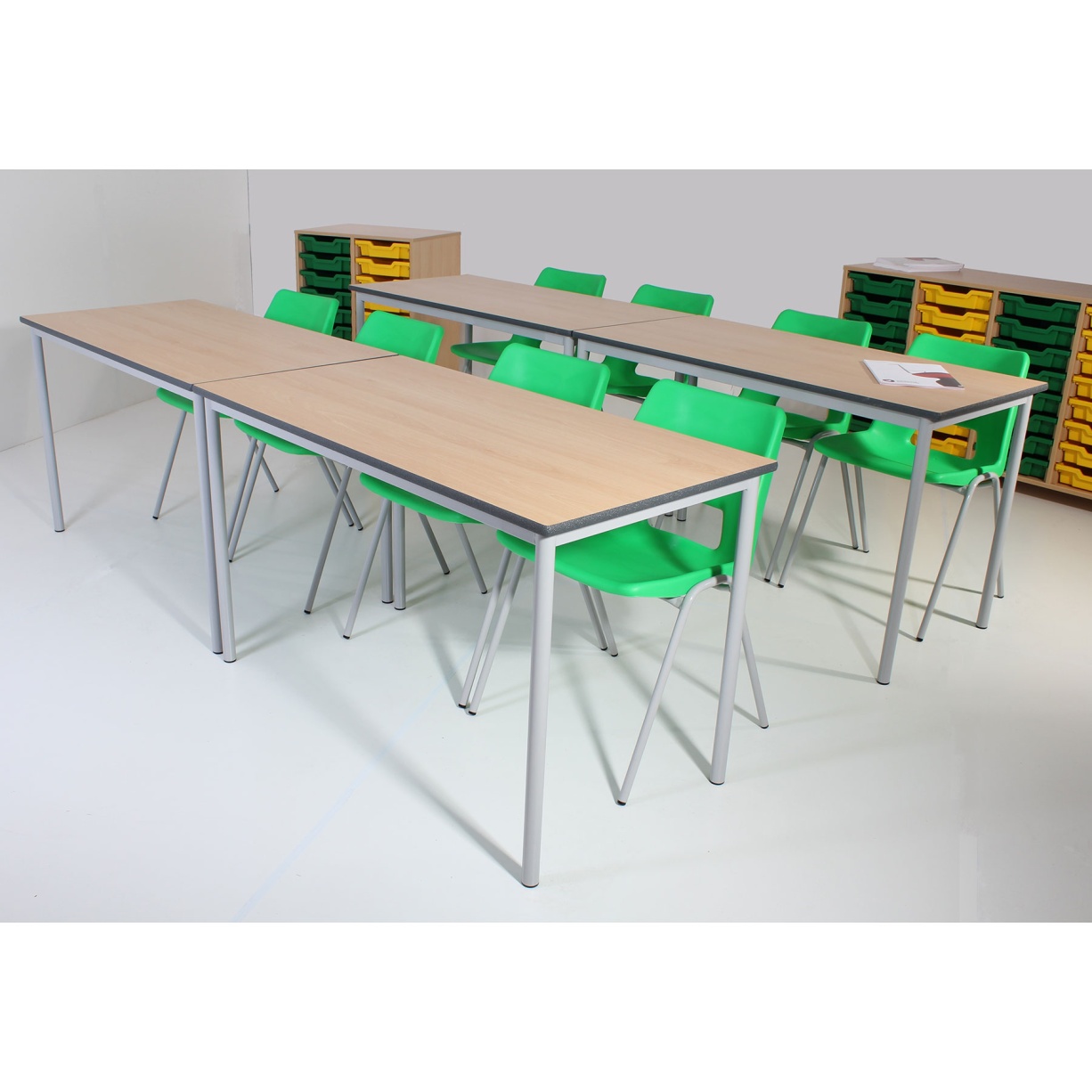 Advanced Premium Round Leg Rectangular Table Furniture for Churches ...